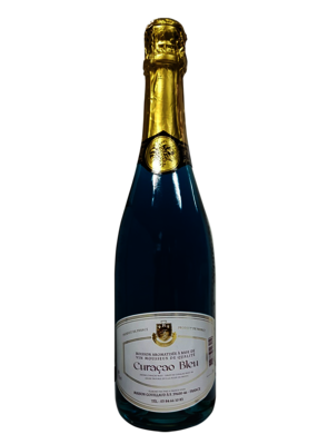 Boissons arômatisées à base de vin Boisson à base de vin aromatisée Curaçao - Bleu 